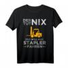 Staplerfahrer Gabelstapler Lagerist Geschenk T-Shirt - Lustiges Logistik Outfit für Männer & Papa, Perfekt für Lager & Logistik Beruf
