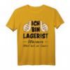 Herren Lagerist T-Shirt mit Logistik Spruch  Für Gabelstaplerfahrer, Lagerarbeiter & Staplerfahrer