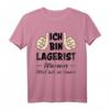 Herren Lagerist T-Shirt mit Logistik Spruch  Für Gabelstaplerfahrer, Lagerarbeiter & Staplerfahrer