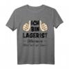 Herren Lagerist T-Shirt mit Logistik Spruch  Für Gabelstaplerfahrer, Lagerarbeiter & Staplerfahrer