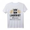 Herren Lagerist T-Shirt mit Logistik Spruch  Für Gabelstaplerfahrer, Lagerarbeiter & Staplerfahrer