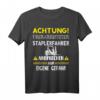 Überarbeiteter Staplerfahrer Gabelstapler T-Shirt mit Spruch - Lustiges Logistik Berufskleidung für Lagerarbeiter & Fachlageristen