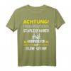 Überarbeiteter Staplerfahrer Gabelstapler T-Shirt mit Spruch - Lustiges Logistik Berufskleidung für Lagerarbeiter & Fachlageristen
