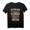 Herren Staplerfahrer T-Shirt - Witziges Geschenk für Gabelstaplerfahrer, Lageristen & Logistikpersonal mit Humor