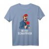 Schaffner Lokführer Geschenk Comic T-Shirt - Perfekt für Bahnfahrer, Zugbegleiter & Dampflokfans als Geburtstags- oder Weihnachtsgeschenk