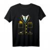 Zug Schaffner Lokführer Zugführer Eisenbahn T-Shirt  Perfektes Kostüm für Fasching, Karneval & Eisenbahnfans, Geschenkidee für Jungs, Männer, Papa, Opa & Rentner