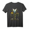 Zug Schaffner Lokführer Zugführer Eisenbahn T-Shirt  Perfektes Kostüm für Fasching, Karneval & Eisenbahnfans, Geschenkidee für Jungs, Männer, Papa, Opa & Rentner