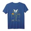 Zug Schaffner Lokführer Zugführer Eisenbahn T-Shirt  Perfektes Kostüm für Fasching, Karneval & Eisenbahnfans, Geschenkidee für Jungs, Männer, Papa, Opa & Rentner