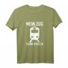 Eisenbahn Spruch Lokführer T-Shirt - Mein Zug Meine Regeln, Lustiges Eisenbahner Geschenk für Weihnachten, Geburtstag & Vatertag