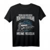 Eisenbahn Lokführer T-Shirt  Für Eisenbahnfans, Modelleisenbahn Liebhaber, Papa & Opa, mit Spruch 'Mein Dachboden, meine Modelleisenbahn'