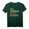 Herren Eisenbahner Papa Legende Vintage Lokführer T-Shirt  Lustiges Geschenk für Väter, Großväter & werdende Eltern