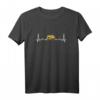 Eisenbahn Lok Lokomotive Herzschlag T-Shirt  Perfektes Geschenk für Lokführer, Eisenbahn-Fans & Zugliebhaber