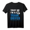 Eisenbahner Zugführer Lokführer T-Shirt  Perfektes Geschenk für Eisenbahnfans zu Weihnachten, Geburtstag, Vatertag & Muttertag