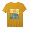 Eisenbahner Zugführer Lokführer T-Shirt  Perfektes Geschenk für Eisenbahnfans zu Weihnachten, Geburtstag, Vatertag & Muttertag