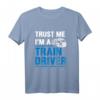 Eisenbahner Zugführer Lokführer T-Shirt  Perfektes Geschenk für Eisenbahnfans zu Weihnachten, Geburtstag, Vatertag & Muttertag