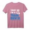 Eisenbahner Zugführer Lokführer T-Shirt  Perfektes Geschenk für Eisenbahnfans zu Weihnachten, Geburtstag, Vatertag & Muttertag