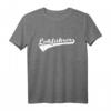 Lokführer T-Shirt mit Retro Schriftzug - Klassische Bahnfahrer Mode für Zugpersonal & Eisenbahnfans