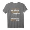 Lokführer Täumen Dampflok Geschenk Eisenbahnfahrer T-Shirt  Perfektes Geschenk zum Geburtstag & Weihnachten für Zug- und Bahnhofs-Enthusiasten