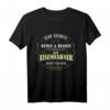 Herren Eisenbahner Lokführer Dampflok Geschenk T-Shirt - Lustiges Eisenbahn Motiv für Zugpersonal & Eisenbahn-Fans
