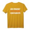 100 Prozent Lokführer Geschenk Lustiges Beruf T-Shirt - Witziges Zugfahrer T-Shirt mit Spruch für Bahn- und Güterzugfahrer