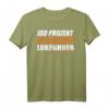 100 Prozent Lokführer Geschenk Lustiges Beruf T-Shirt - Witziges Zugfahrer T-Shirt mit Spruch für Bahn- und Güterzugfahrer