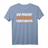 100 Prozent Lokführer Geschenk Lustiges Beruf T-Shirt - Witziges Zugfahrer T-Shirt mit Spruch für Bahn- und Güterzugfahrer