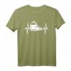 Herzschlag Eisenbahner Bahnfahrer Lokführer Geschenk Ideen T-Shirt - Perfektes Geschenk für Eisenbahn Fans, Lokführer & Zugfahrer