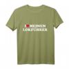 Ich liebe meinen Lokführer T-Shirt - Perfektes Geschenk für Lokführerinnen und Lokführer, Zug-Enthusiasten & Eisenbahnfans