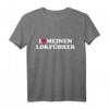 Ich liebe meinen Lokführer T-Shirt - Perfektes Geschenk für Lokführerinnen und Lokführer, Zug-Enthusiasten & Eisenbahnfans