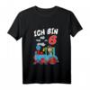 Kinder Geburtstags Shirt mit Eisenbahn  Zug Dampflok und Lokführer für 6 Jahre alte Jungen & Mädchen zum Geburtstag