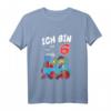 Kinder Geburtstags Shirt mit Eisenbahn  Zug Dampflok und Lokführer für 6 Jahre alte Jungen & Mädchen zum Geburtstag