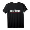 Lustiges Lokführer Geschenk Eisenbahn T-Shirt  Perfekt für Weihnachten, Geburtstag, Abschied, Rente & Jubiläum für Bahn- und Eisenbahnfans