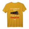 Ich schnarche nicht T-Shirt mit Dampflok & Lokführer Motiv - Lustiges Sweatshirt als Geschenk für Schnarcher & Eisenbahn-Fans