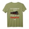 Ich schnarche nicht T-Shirt mit Dampflok & Lokführer Motiv - Lustiges Sweatshirt als Geschenk für Schnarcher & Eisenbahn-Fans