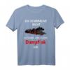 Ich schnarche nicht T-Shirt mit Dampflok & Lokführer Motiv - Lustiges Sweatshirt als Geschenk für Schnarcher & Eisenbahn-Fans
