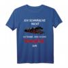 Ich schnarche nicht T-Shirt mit Dampflok & Lokführer Motiv - Lustiges Sweatshirt als Geschenk für Schnarcher & Eisenbahn-Fans