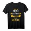 Lokführer Rentner T-Shirt  Diese Legende Geht In Rente, Perfektes Geschenk für Eisenbahner & Zugführer