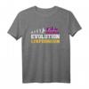 Evolution Lokführer Eisenbahn Lok T-Shirt  Perfektes Geschenk für Lokomotivführer und Zugliebhaber
