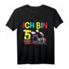 Kinder 5. Geburtstag Eisenbahn Zug T-Shirt - Lustiges Lokomotivführer Design für Jungen, perfekte Geschenkidee zum Geburtstag