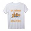Ich Schnarche nicht ich träume, ich wäre eine Dampflok T-Shirt - Lustiges Eisenbahn- und Lokomotivführer-Outfit für Freunde & Modelleisenbahn-Liebhaber