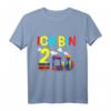 Kinder 2. Geburtstag Eisenbahn Zug T-Shirt - Lustiges Geschenk für 2-Jährige Jungen mit Lokomotive