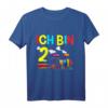 Kinder 2. Geburtstag Eisenbahn Zug T-Shirt - Lustiges Geschenk für 2-Jährige Jungen mit Lokomotive