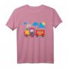 Kinder Kleine süsse bunte Lokomotive - Kleiner Lokführer Eisenbahn T-Shirt für Jungen und Mädchen, perfekt für Spielplatz, Kindergarten & Zuhause