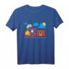 Kinder Kleine süsse bunte Lokomotive - Kleiner Lokführer Eisenbahn T-Shirt für Jungen und Mädchen, perfekt für Spielplatz, Kindergarten & Zuhause