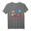 Kinder Kleine süsse bunte Lokomotive - Kleiner Lokführer Eisenbahn T-Shirt für Jungen und Mädchen, perfekt für Spielplatz, Kindergarten & Zuhause