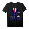 Zugführer Schaffner Bahn Lokomotivführer T-Shirt  Lustiges Karneval Kostüm für Gruppen, Fasching & Fastnachtsumzug