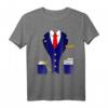 Zugführer Schaffner Bahn Lokomotivführer T-Shirt  Lustiges Karneval Kostüm für Gruppen, Fasching & Fastnachtsumzug