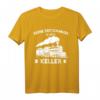 Modellbahn Ich Muss In Den Keller T-Shirt  Humorvolles Eisenbahn Geschenk für Lokführer und Modellbauer