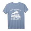 Modellbahn Ich Muss In Den Keller T-Shirt  Humorvolles Eisenbahn Geschenk für Lokführer und Modellbauer