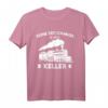 Modellbahn Ich Muss In Den Keller T-Shirt  Humorvolles Eisenbahn Geschenk für Lokführer und Modellbauer
